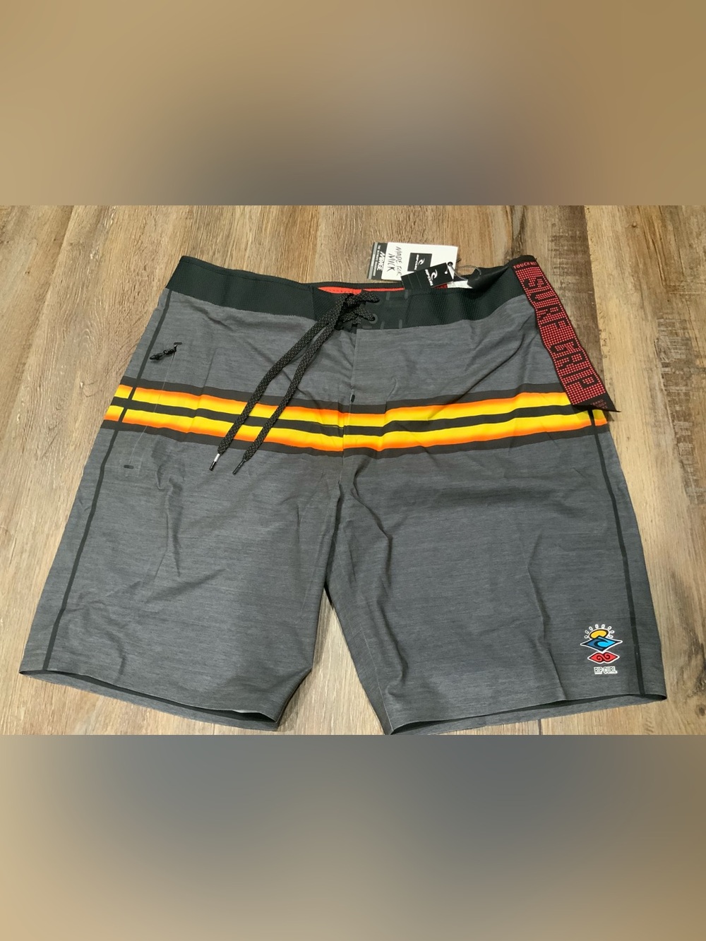 New Rip Curl Mirage Fanning Trifecta Ultimate Boardshorts Gray Men's - Size 29